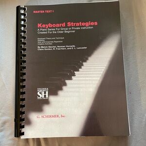 Keyboard Strategies Piano Book learn to play isbn 978-0-7935-5291-7